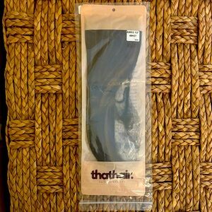 Thathair brand extension- Brand new! Dark brown w/ blonde highlights 12 inch